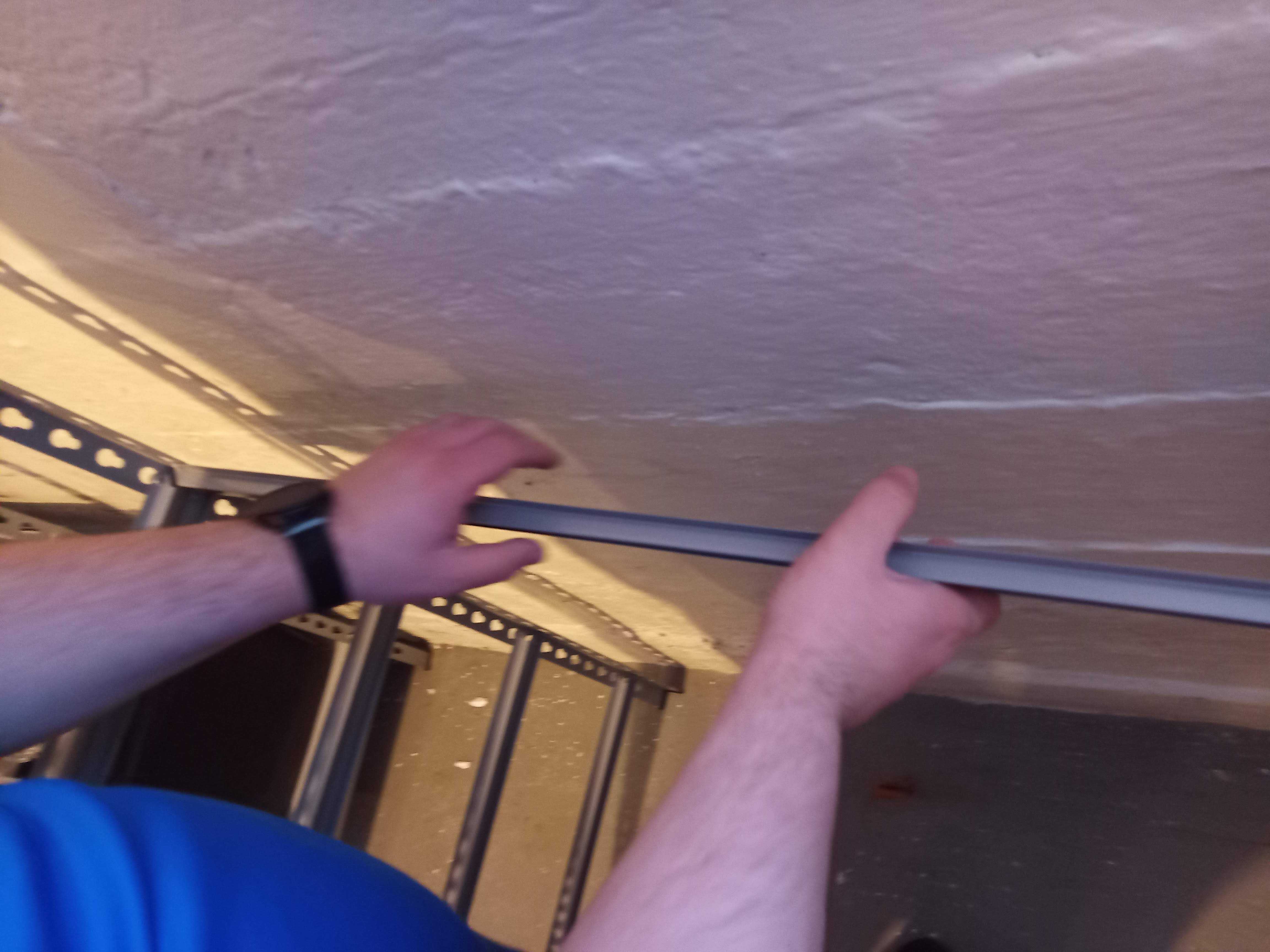 Hold and Slide Along Shelf Bracket