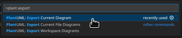 Export Plant UML Current Diagram