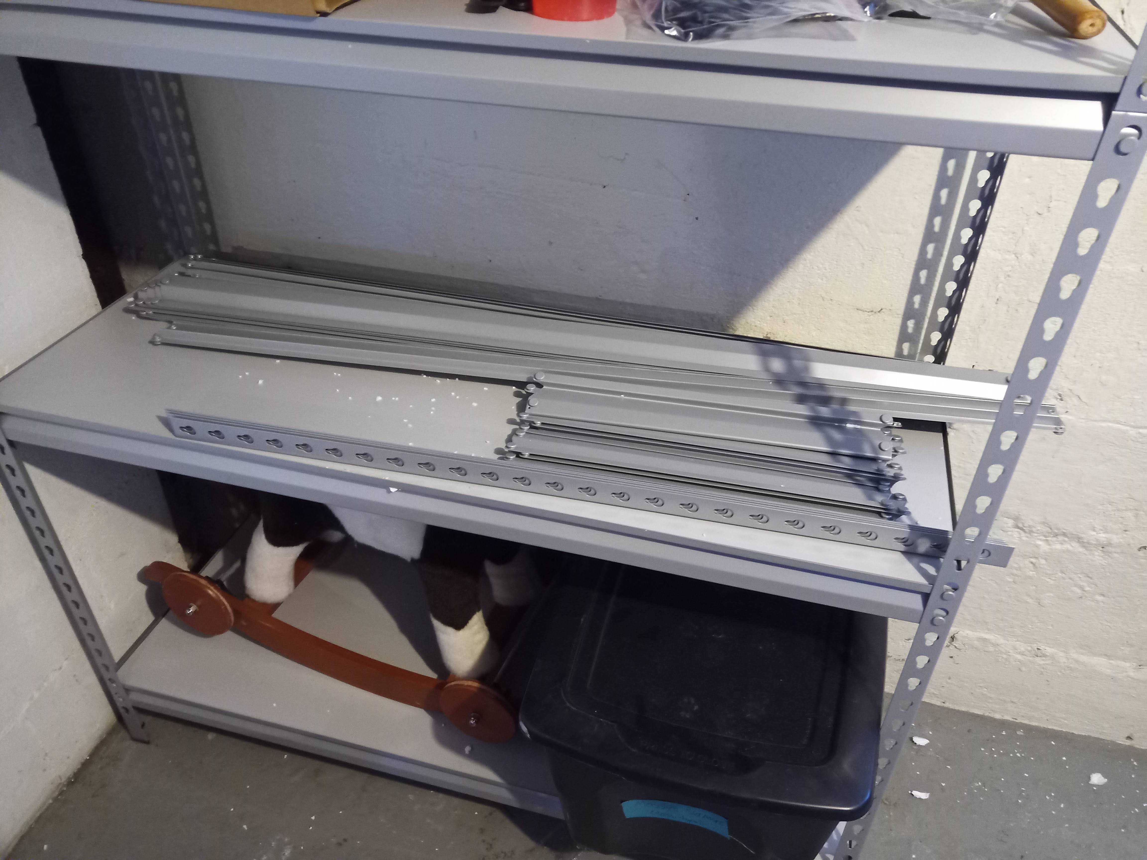 Shelf With Remaining Brackets